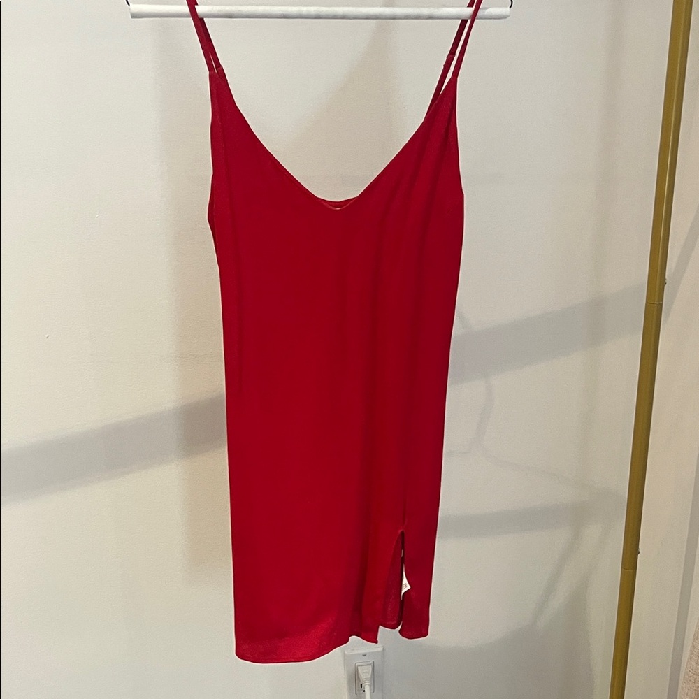 Reformation Vibrant Red Dress